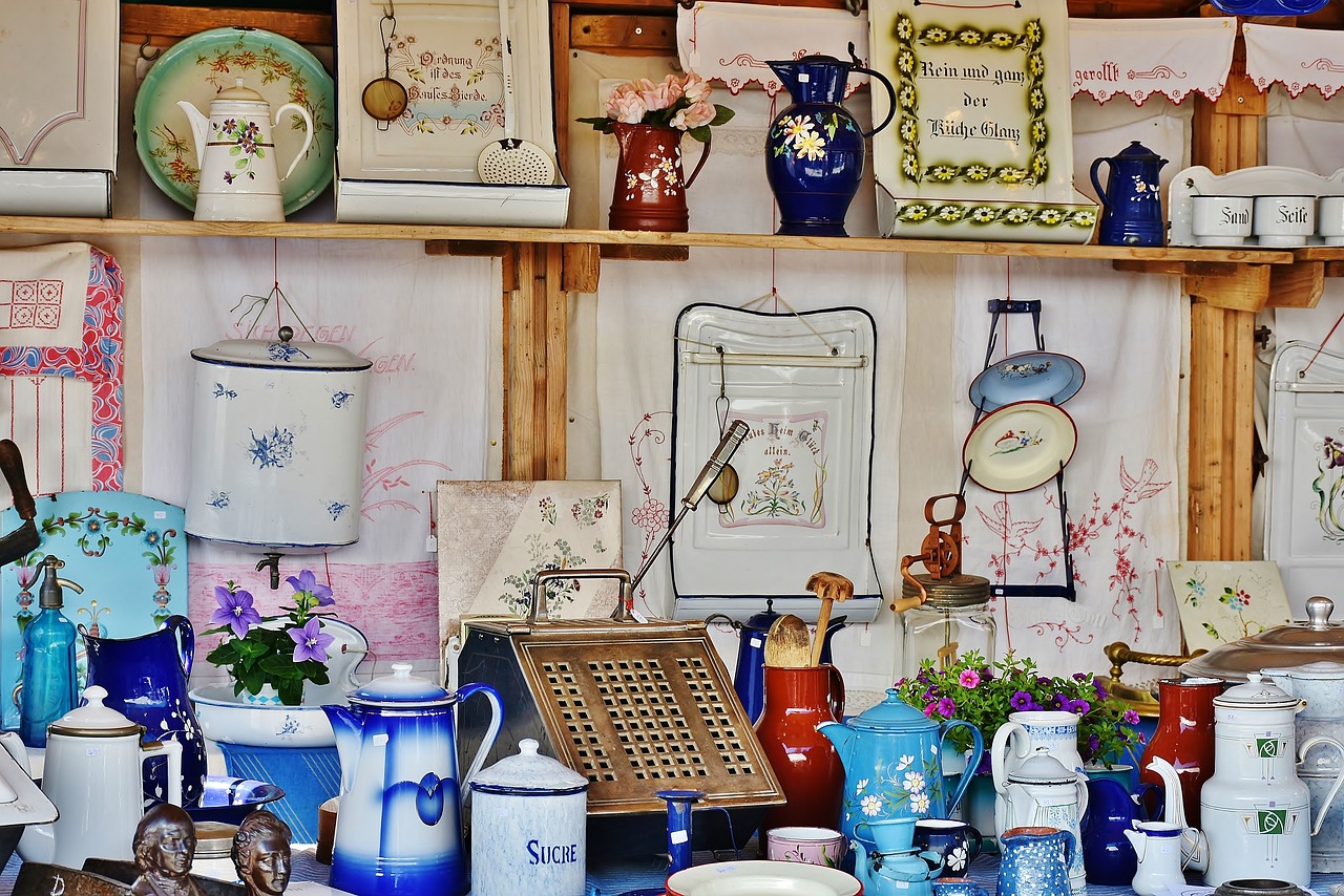 Shopping for pre-loved items and antiques is a great way of finding quality gifts at a lower price.